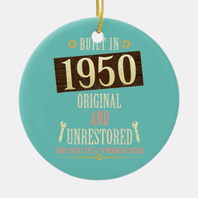 1950 erbaut und nicht renoviert keramik ornament (Vorne)