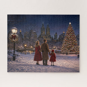 1950 Familiens Weihnachten Central Park USA