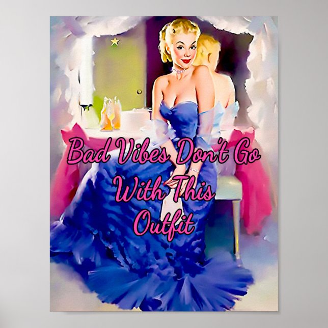 1950 Frisierstube Pinup moviestar von Gil Elvgren Poster (Vorne)