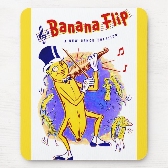 1950 Gedreht Notendecke für Bananen Mousepad (Vorne)