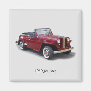1950 Jeepster-Magnet Magnet