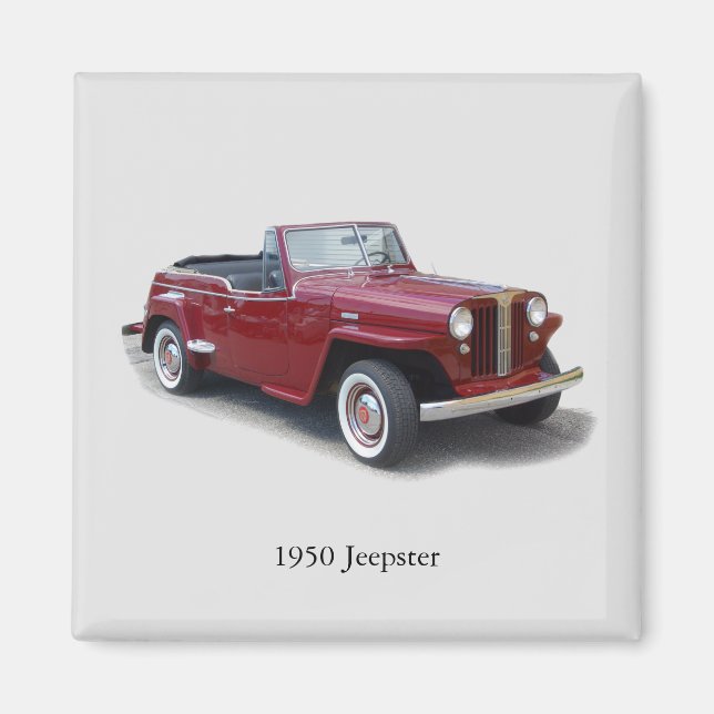 1950 Jeepster-Magnet Magnet (Vorne)