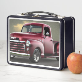 1950 Lieferwagen Metall Brotdose