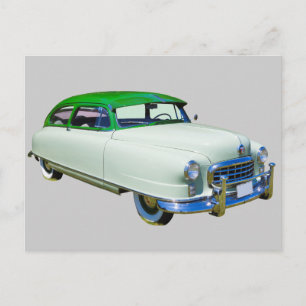 1950 Nash Botschafter Antiker Auto Postkarte