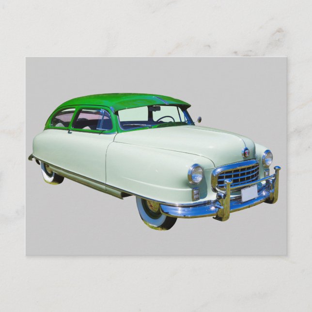 1950 Nash Botschafter Antiker Auto Postkarte (Vorderseite)