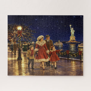1950 New Yorker Weihnachtsstatue Liberty Wagner Pa