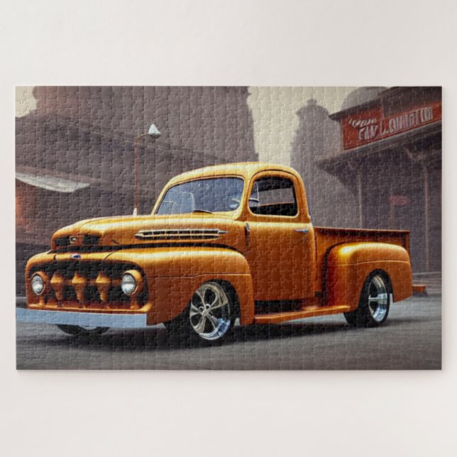 1950 Pickup Truck classique voiture Jigsaw Puzzle (Horizontal)