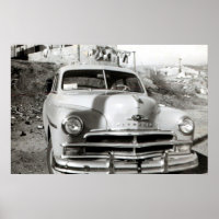 1950 Plymouth Deluxe Poster