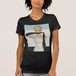 1950 Vintage Frau mit Abend-Handschuhen T-Shirt
