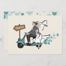 1950 Vintage Wedding Einladung