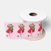 1950 Vintage Weihnachtsfrau