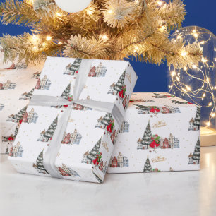 1950 Vintages Weihnachtsgeschäft für Lady Geschenkpapier