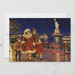 1950er amerikanische Weihnachten Statue of Liberty