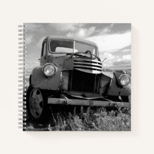 1950er Chevy Truck Foto 8,5x8,5 Notizbuch