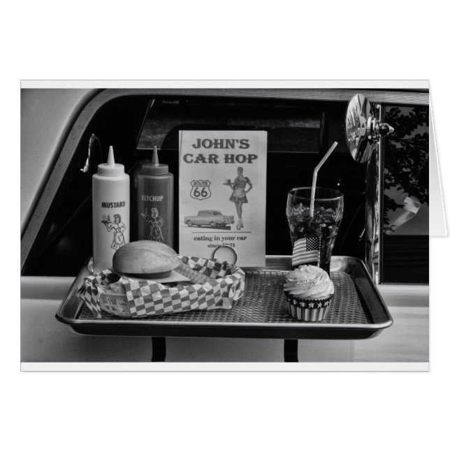 1950er Drive-in S/W (Vorderseite (Horizontal))