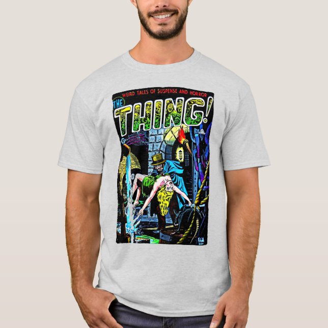 1950er Jahre "Das Ding!" Horror Comic T - Shirt (Vorderseite)