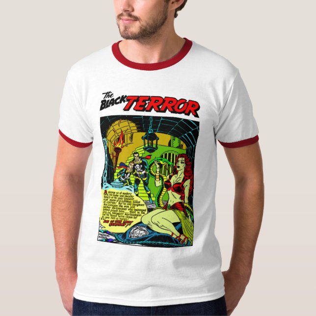 1950er Jahre Der Schwarze Terror-T - Shirt (Vorderseite)