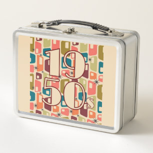 1950er Jahre Design Jahrzehnt Metall Brotdose