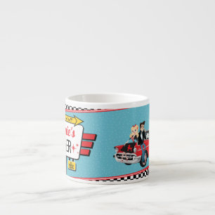 1950er Jahre Diner Retro Geburtstagsparty Paper Cu Espressotasse