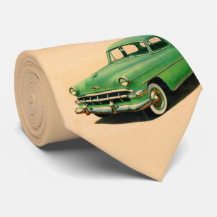 1950er Jahre grüner Chevy-Druck Krawatte