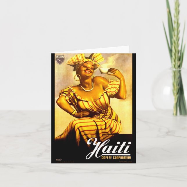 1950er-Jahre Haiti Coffee Corporation und (Vorderseite)