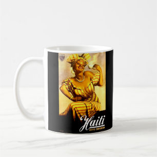 1950er-Jahre Haiti Coffee Corporation und Kaffeetasse
