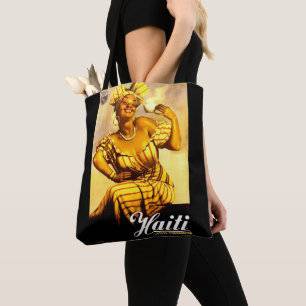 1950er-Jahre Haiti Coffee Corporation und Tasche