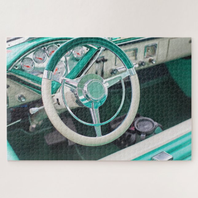 1950er Jahre Oldtimer-Puzzle (Horizontal)