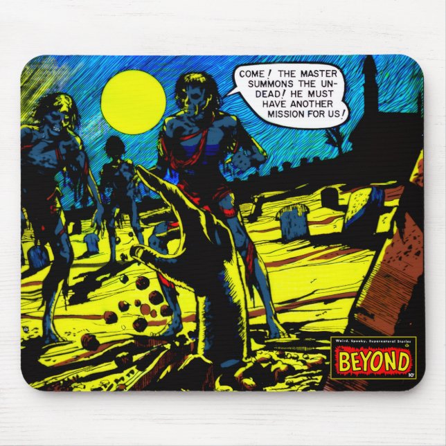 1950er 'The BEYOND' Horror-Mauspad  Mousepad (Vorne)