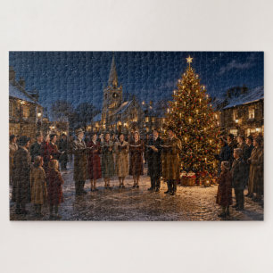 1950er Weihnachtslied Sänger Village Square