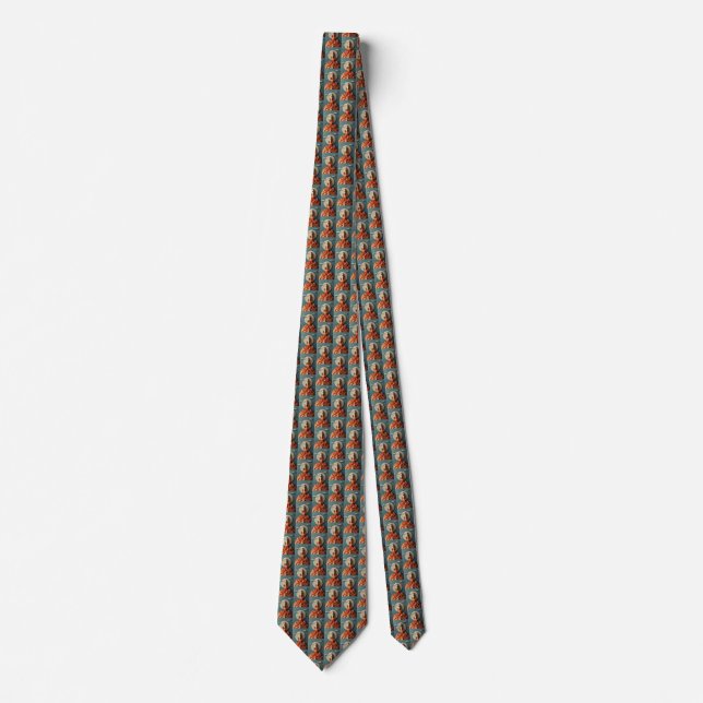 1950s inspired rocket ship tie  krawatte (Vorderseite)