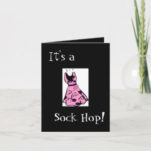 1950s Sock Hop Einladung