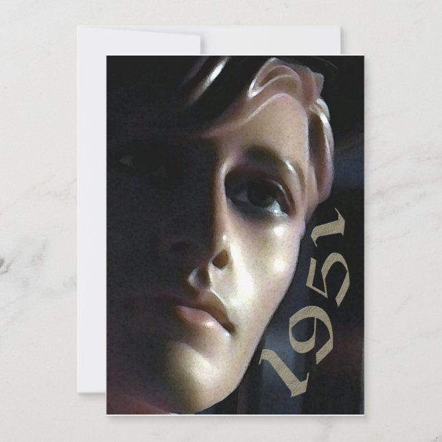 1951, 60. Geburtstagspartei Einladung (Vorderseite)