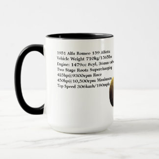 1951 Alfa Romeo 159 Alfetta Spezifikationen Tasse