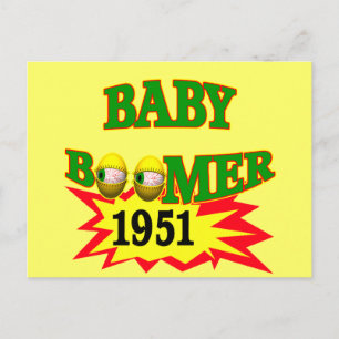 1951 Baby Boomer Postkarte