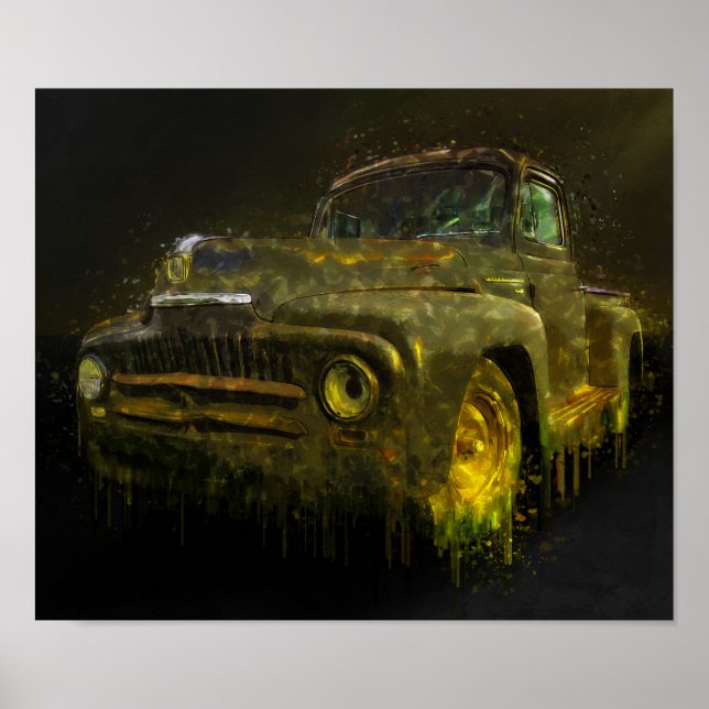 1951 Internationaler Lieferwagen Poster (Vorne)