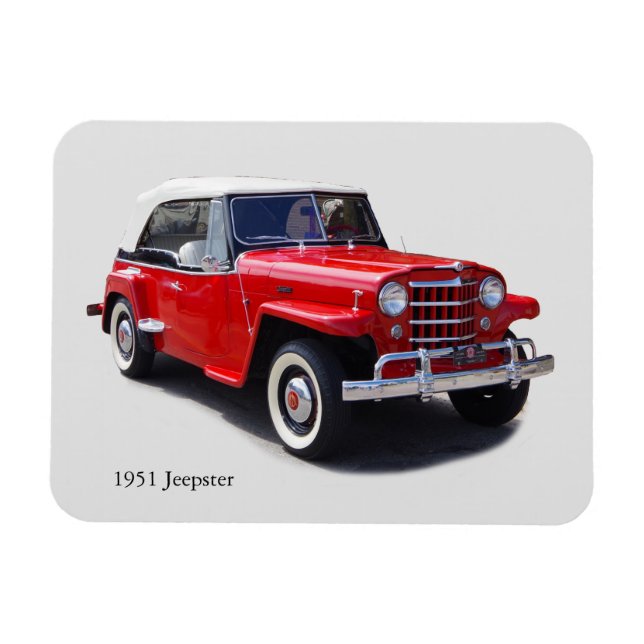 1951 Jeepster-Aufspannmagnet Magnet (Horizontal)