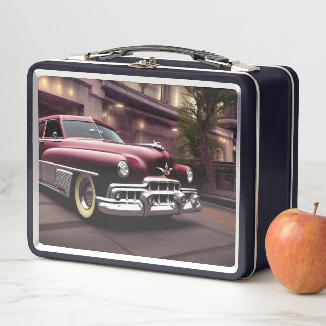 1951 Lunch-Box für klassisches Autometall Metall Brotdose (Beispiel)