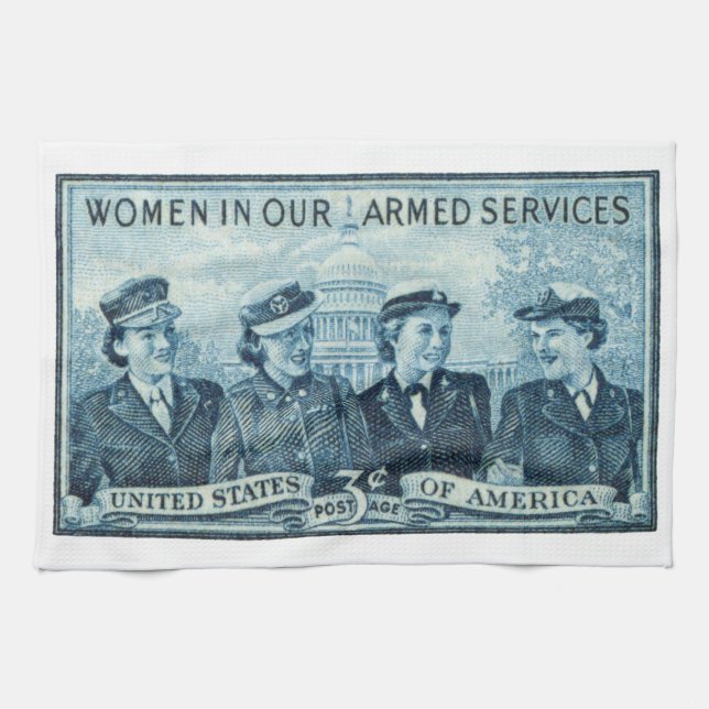 1952 Frauen im US-Militärdienst Küchentuch (Horizontal)