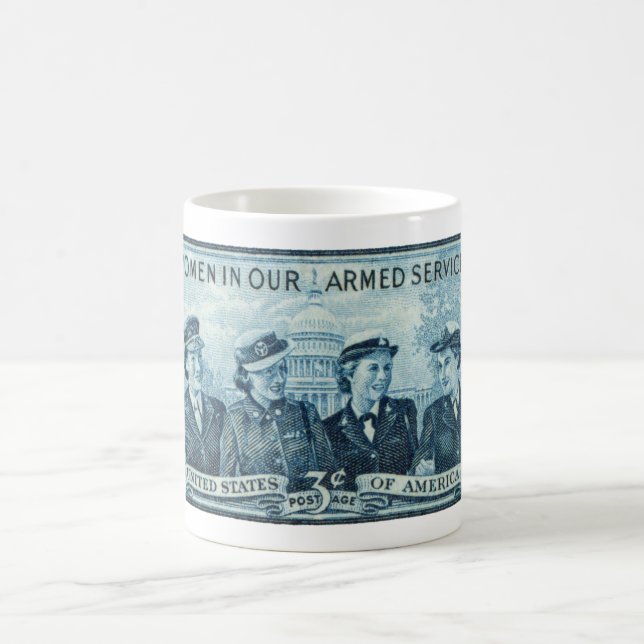1952 Frauen in der Streitkraft-Briefmarke US Kaffeetasse (Mittel)