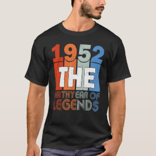 1952 Geboren im 71. Geburtstag Frauen ich T-Shirt