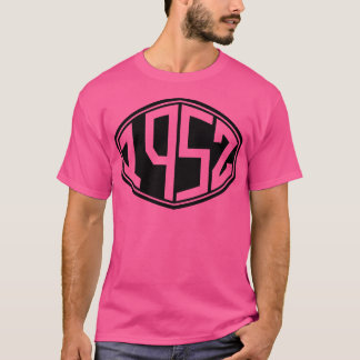 1952 Retro-Hipster Geburtstag T-Shirt