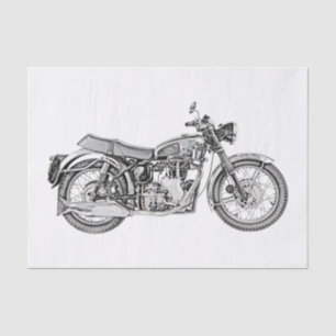 1952 Zeichnend Velocette Venom Motorrad Motorrad Seidenpapier