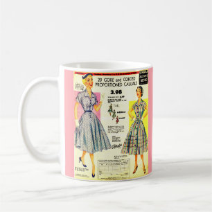 1953 Gimbels Subway Store Kleiderverkauf Kaffeetasse