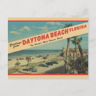 1953 Grußkarte aus Daytona Beach Postkarte
