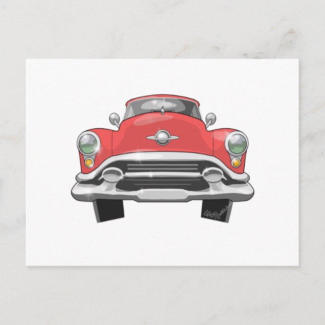 1953 Oldsmobile Postkarte (Vorderseite)