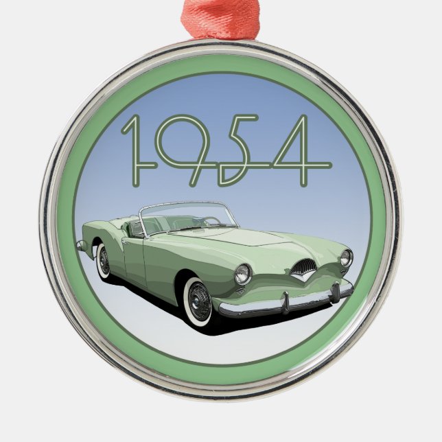 1954 Darrin Ornament Aus Metall (Vorne)