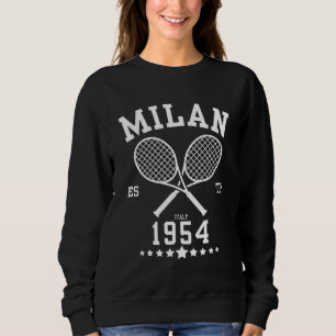 1954 gegründet Vintag Tennis Mailand Sweatshirt