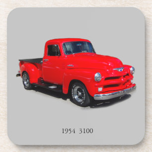 1954 rote 3100 Lieferwagen-Untersetzer Getränkeuntersetzer