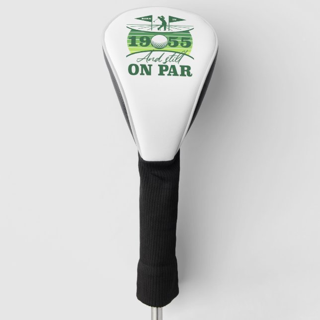 1955 70. Geburtstag Golf Spaß Golf Headcover (Vorderseite)